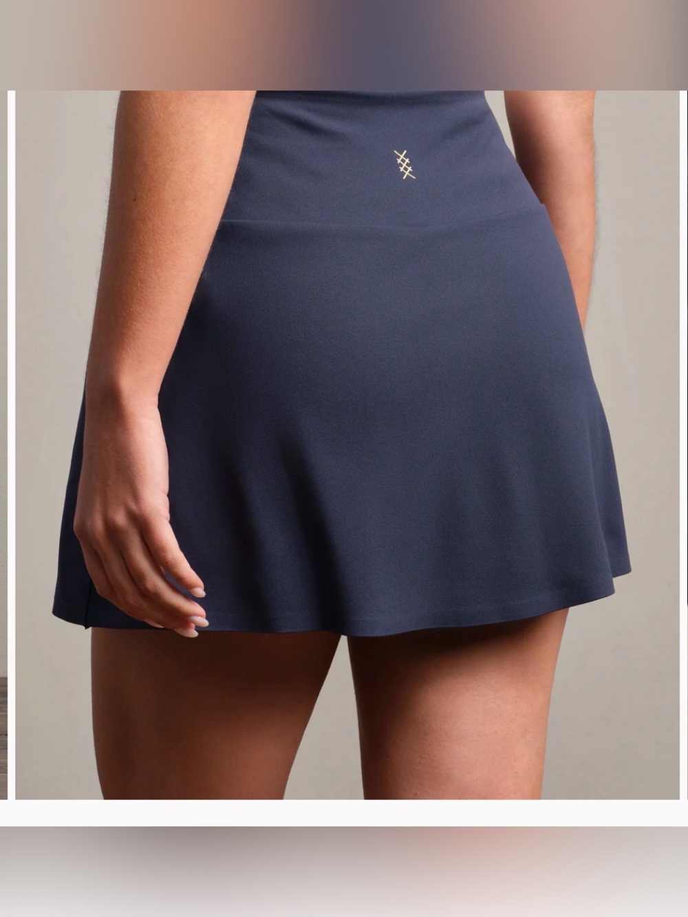 RHONE Course to Court Performance Skort in Olive Shadow - Picture 9 of 10